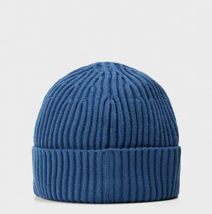 Men’s Wool Beanie in Blue