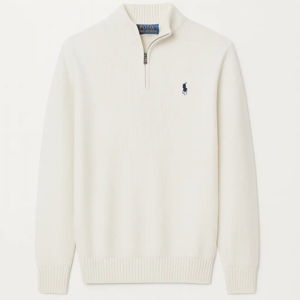 Ralph Lauren Knitted Polo Sweater – Complete Look Edition
