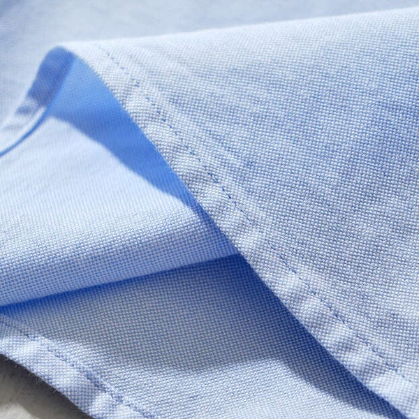 Herren Hemd mit Kapuze | Lässiges Übergangshemd hellblau