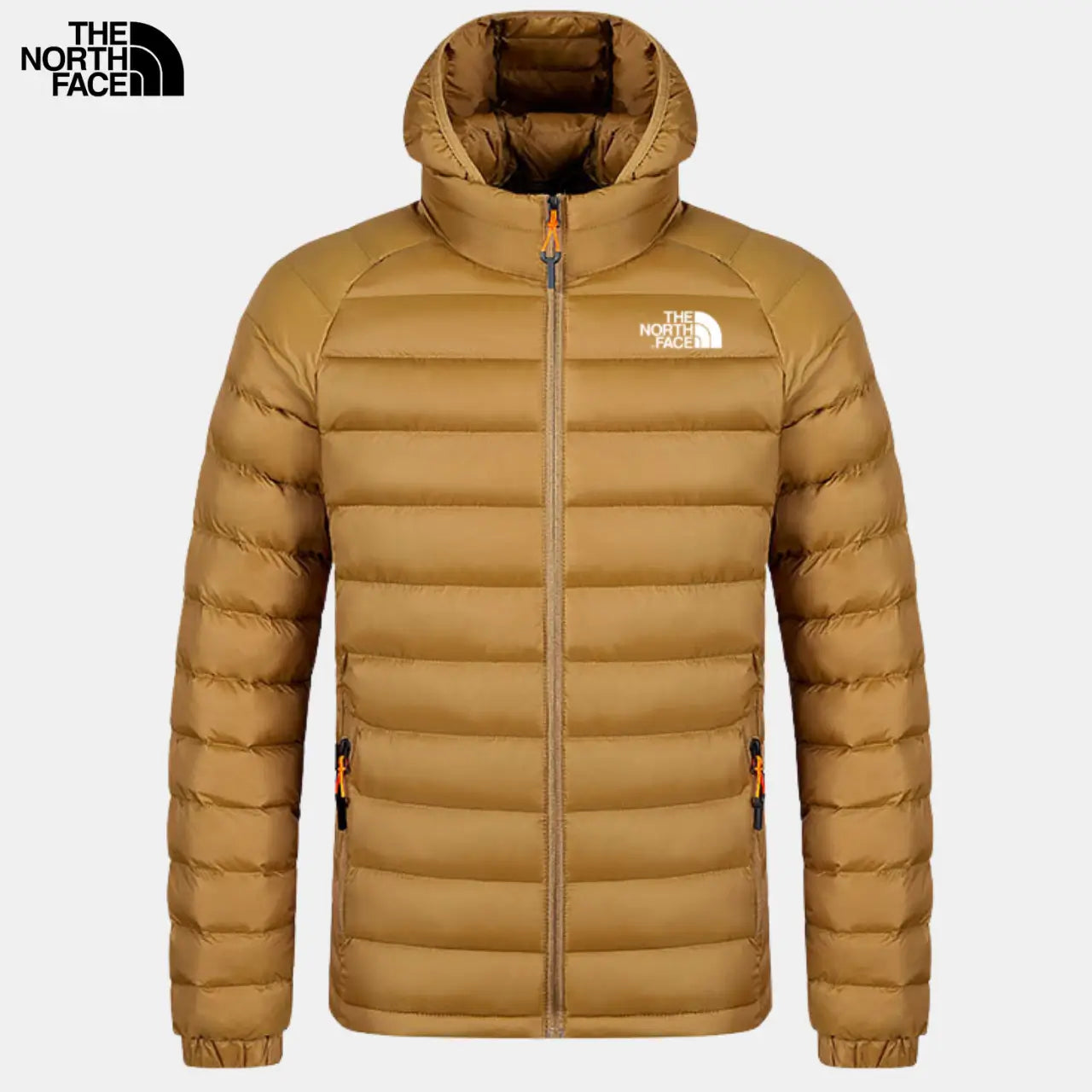 Gefütterte Steppjacke mit Kapuze