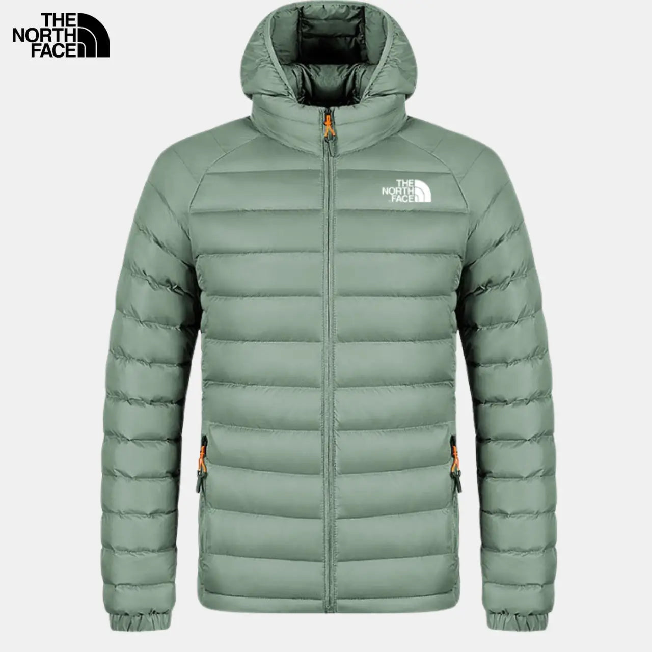 Gefütterte Steppjacke mit Kapuze